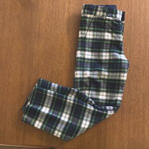 Size 7. Janie and Jack. Mint condition. Christmas plaid dress pants.